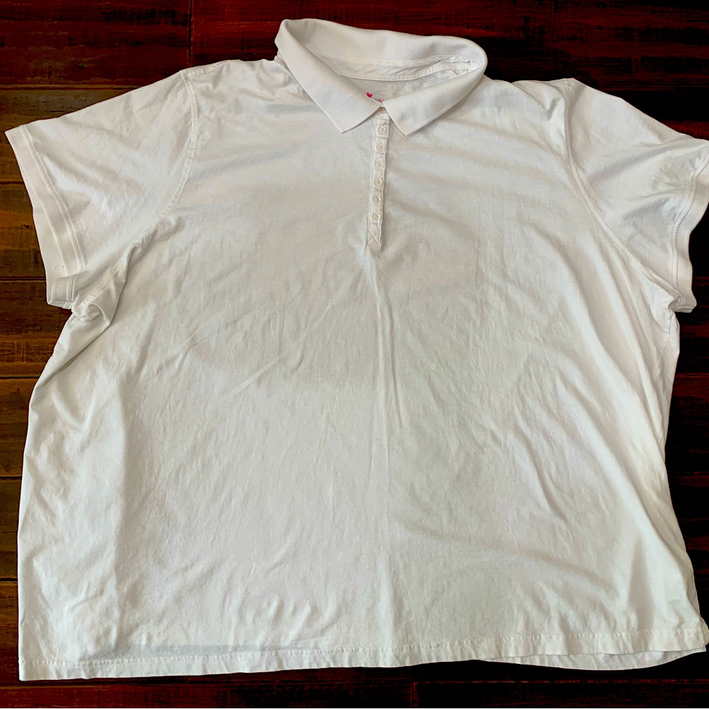 Woman Within Brand White 6x4244 Shirt